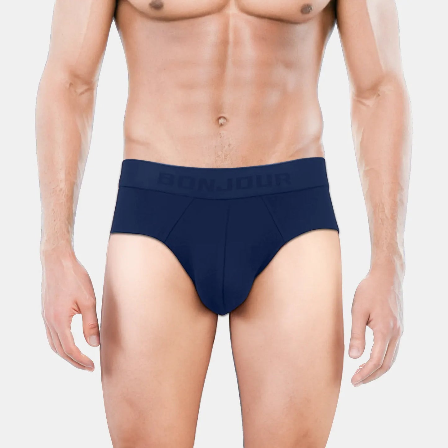 Bonjour Men’s Bamboo Navy Brief – Ultra Soft, Odour Free (Pack of 1)