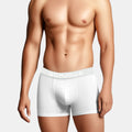 Men’s Bamboo Trunk Ultra Soft, Odour Free - White (Pack of 1)