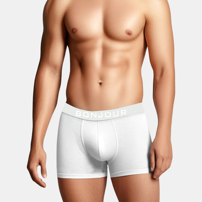 Men’s Bamboo Trunk white – Ultra Soft, Odour Free (Pack of 1)