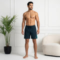 Men’s Navy Regular Fit Activewear Sports Shorts