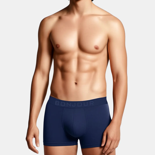 Men’s Bamboo Trunk Navy– Ultra Soft, Odour Free (Pack of 1)