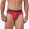 Men's Red Cotton Comfort Briefs - Soft Breathable Everyday Innerwear (Pack of 1)