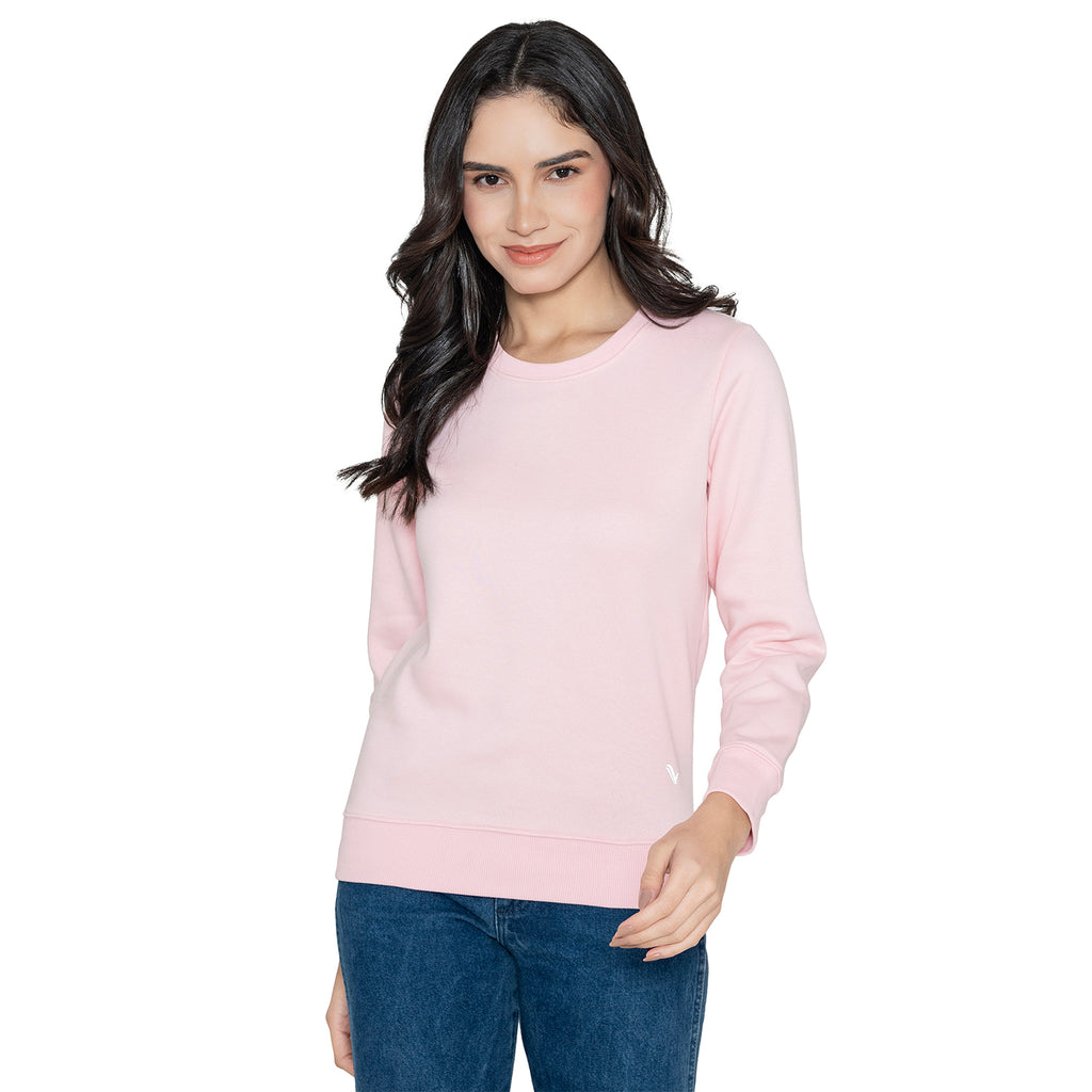 Women's Plain Sweatshirt - Orchid Pink