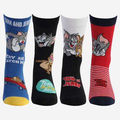 kids Tom & Jerry Calf socks (Pack of 3)