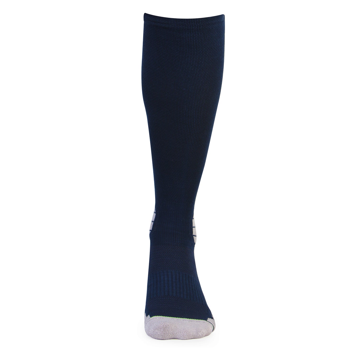 Navy Bamboo Compression Socks - Top View