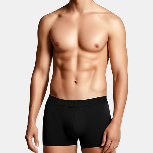 Men’s Bamboo Trunk Black– Ultra Soft, Odour Free (Pack of 1)