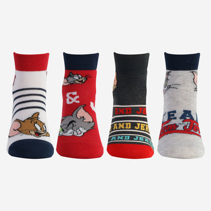 kids Tom & Jerry Ankle socks (Pack of 3)
