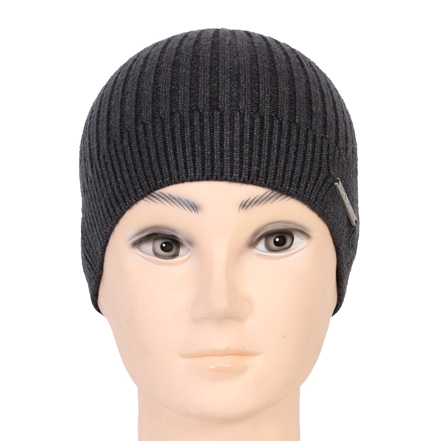 Unisex Woolen Winter Beanie Cap (Anthra Grey)