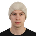 Men's Woolen Winter Cap (Beige)