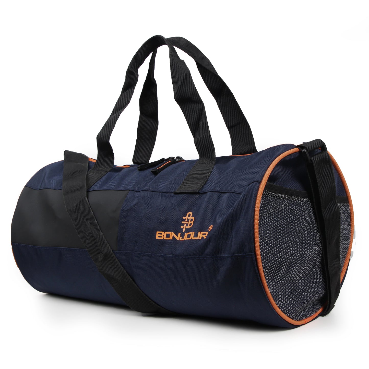 Adjustable Shoulder Strap Unisex Gym Bag - Navy