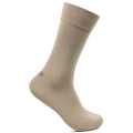 Men Cotton Odour Free Plain Socks (Beige)