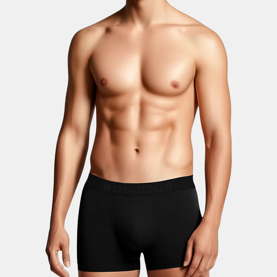 Men’s Bamboo Trunk Black– Ultra Soft, Odour Free (Pack of 1)
