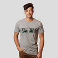 Bontact TRI PEAK Round-Neck Half Sleeve T-Shirt (Lt.Grey Mel)