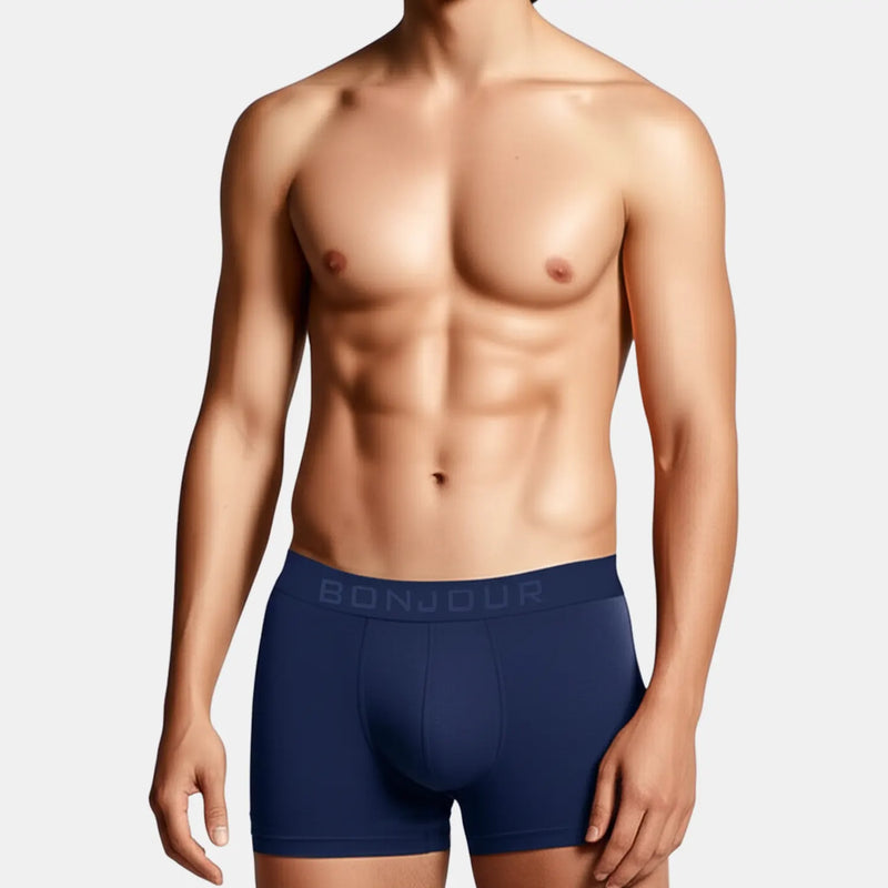 Men’s Bamboo Trunk Navy– Ultra Soft, Odour Free (Pack of 1)