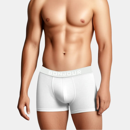 Men’s Bamboo Trunk white – Ultra Soft, Odour Free (Pack of 1)