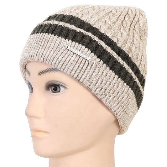 Unisex Winter Beanie Cap (Dull Cream)