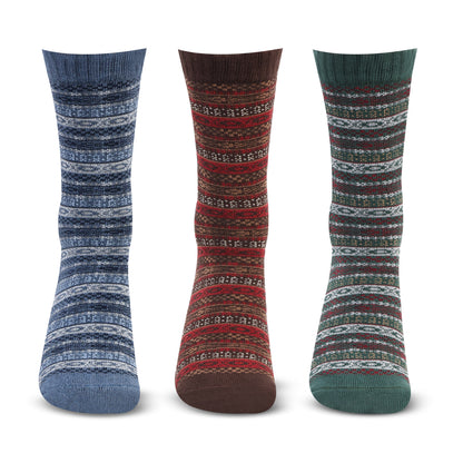 Men’s Nordic Socks – Crew /Calf Length - Pack of 3