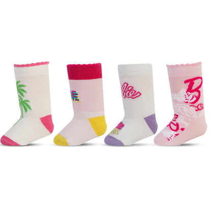 Barbie Newborn Baby Cotton Socks (Pack of 4)
