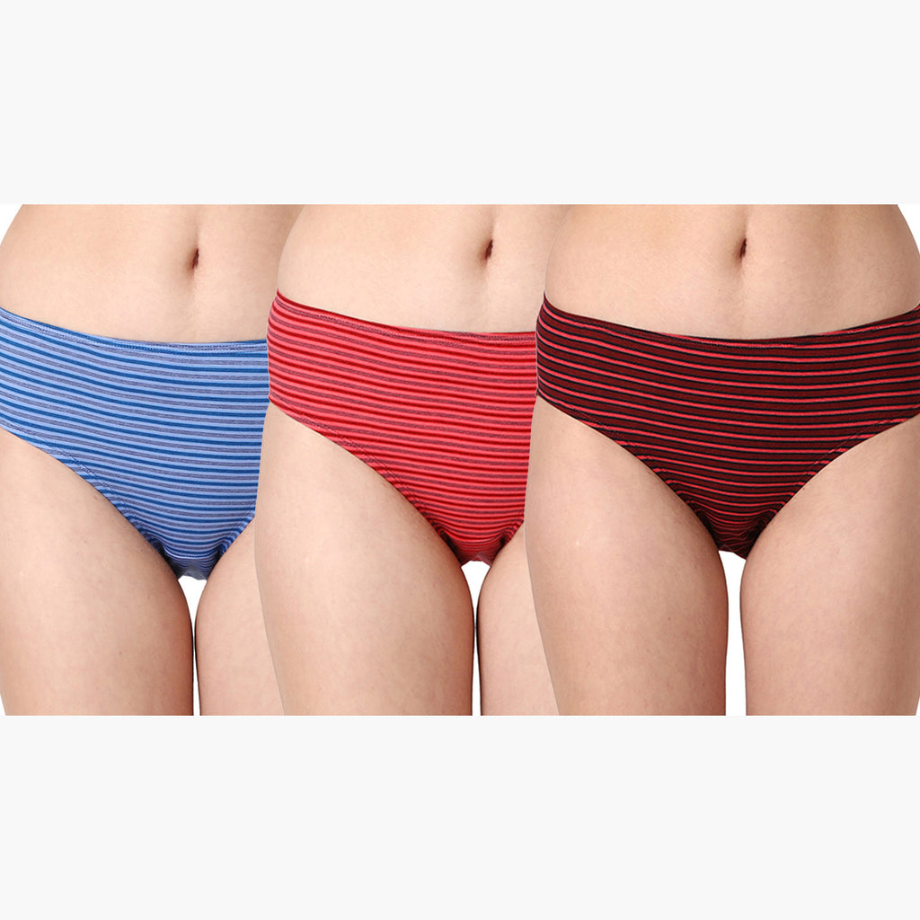 Women Printed Panty - Pack Of 3 – BONJOUR