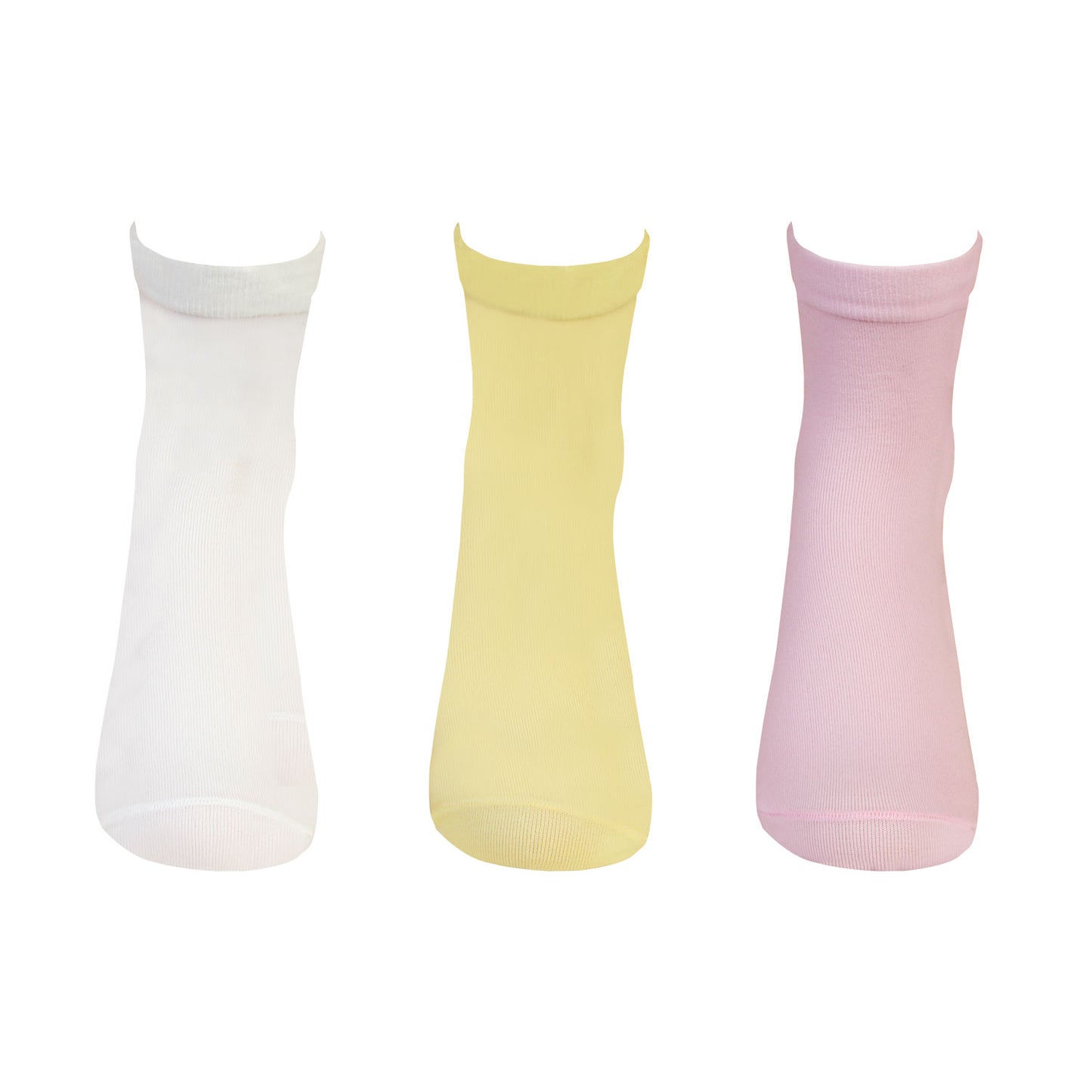 Women Silken Anklet Socks - 3 Pairs