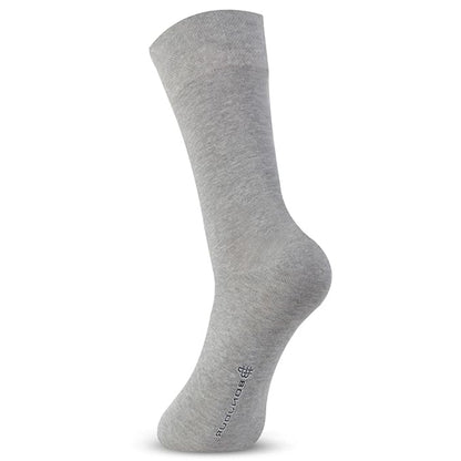 Men Cotton Odour Free Plain Socks (Lt.Grey Mill)