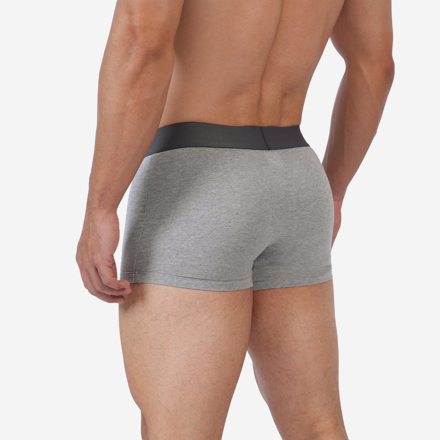 Men's Grey Cotton Comfort Trunk - Soft Breathable Everyday Innerwear (Pack of 1)
