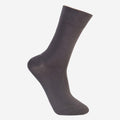 Men Cotton Odour Free Plain Socks (Dk.Grey)