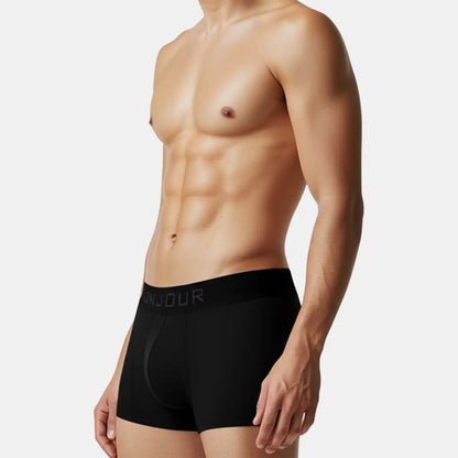 Men’s Bamboo Trunk Black– Ultra Soft, Odour Free (Pack of 1)