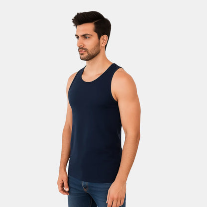 Bamboo Navy Vest for Men (Pack of 1)