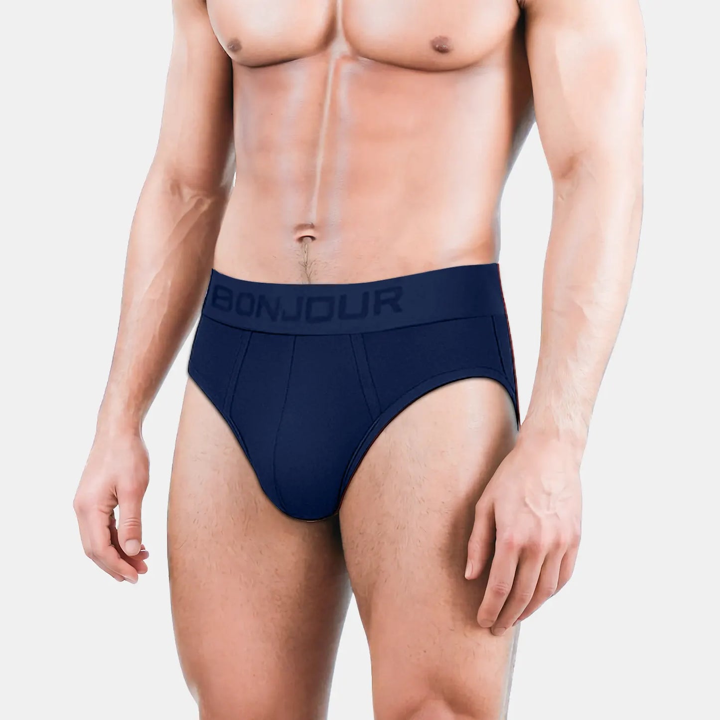 Bonjour Men’s Bamboo Navy Brief – Ultra Soft, Odour Free (Pack of 1)