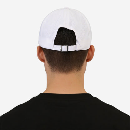 Men Adjustable sports cap (White)