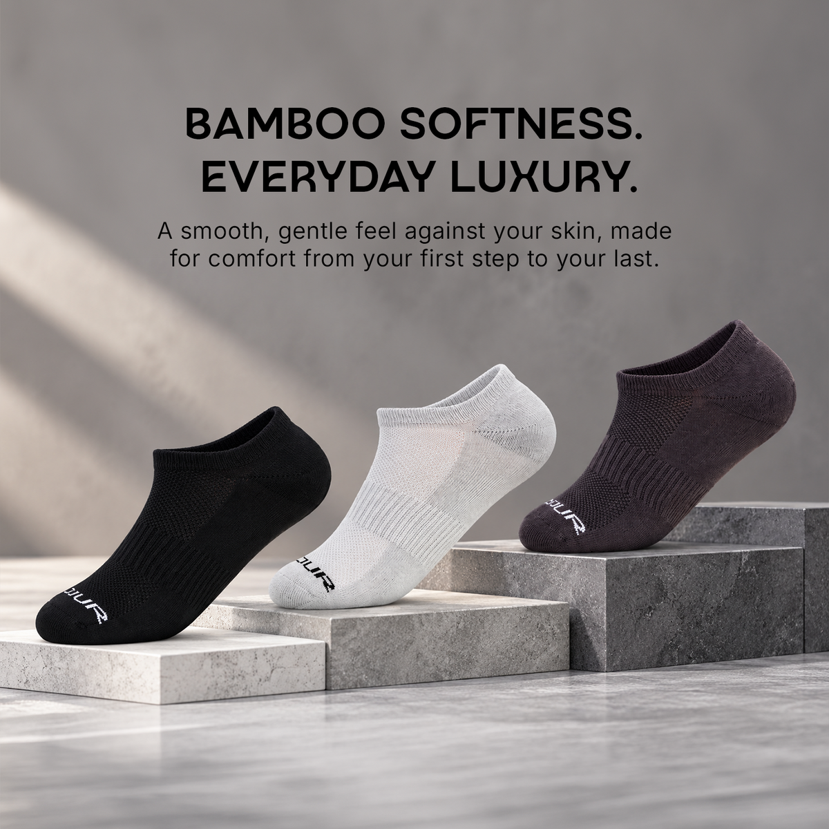 Bonjour Bamboo Secret Socks for Men
