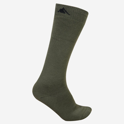 Men Olive Long Leg Socks