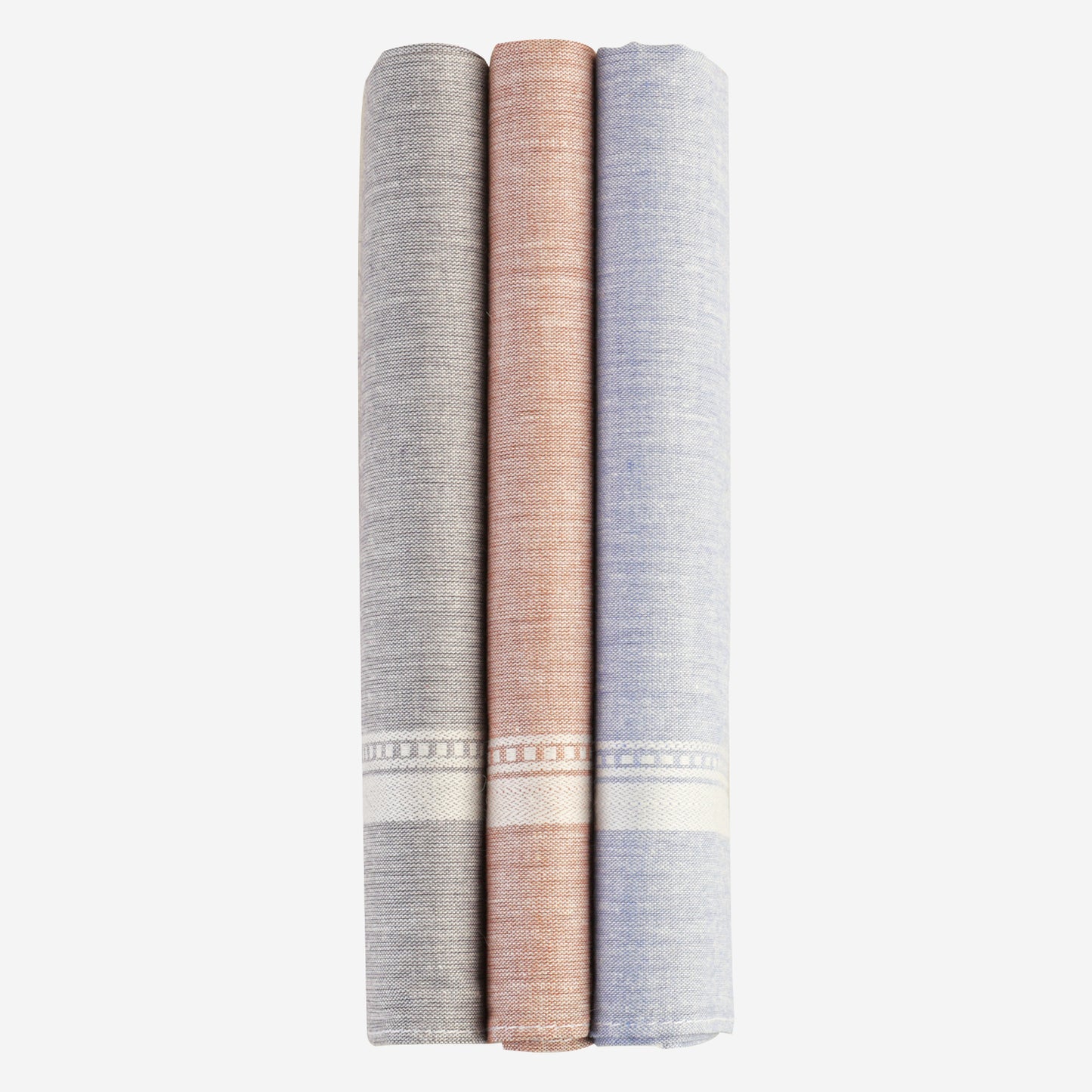 Men's Safari Collection 100% Cotton Handkerchief - (Pack of 3)