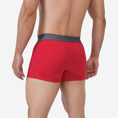 Men's Red Cotton Comfort Trunk - Soft & Breathable Everyday Innerwear (Pack of 1)