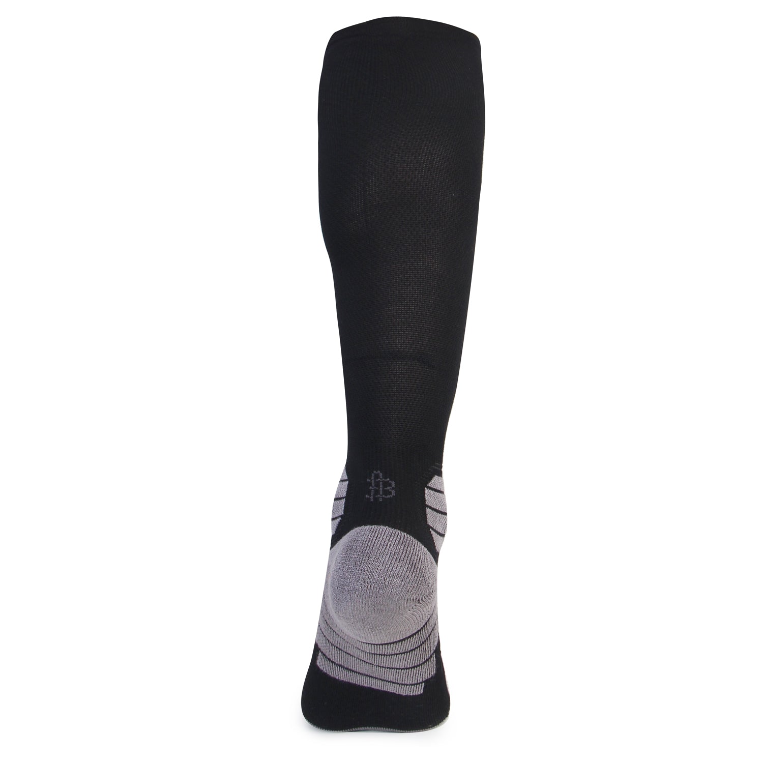 Bamboo Compression Socks - Black Back View