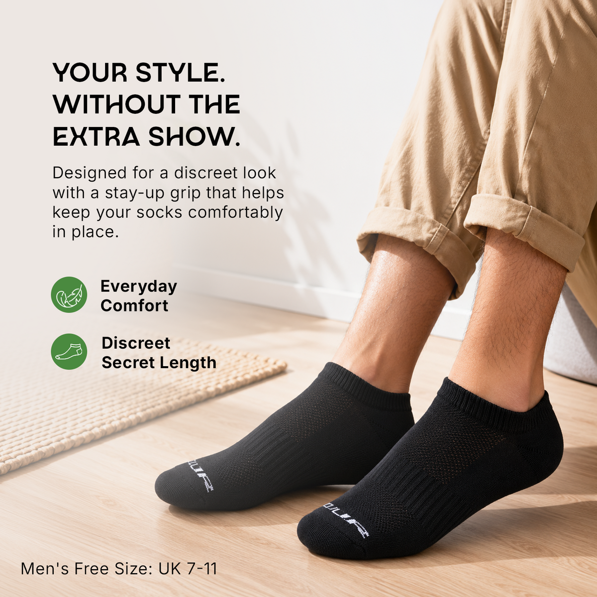 Bonjour Bamboo Secret Socks for Men