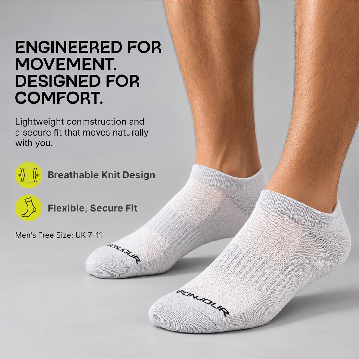 Bonjour Bamboo Secret Socks for Men