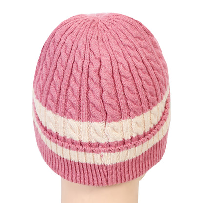 Unisex Winter Beanie Cap (Pink)