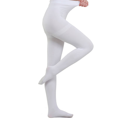 Super-soft High Waisted Velvet Leggings (White)