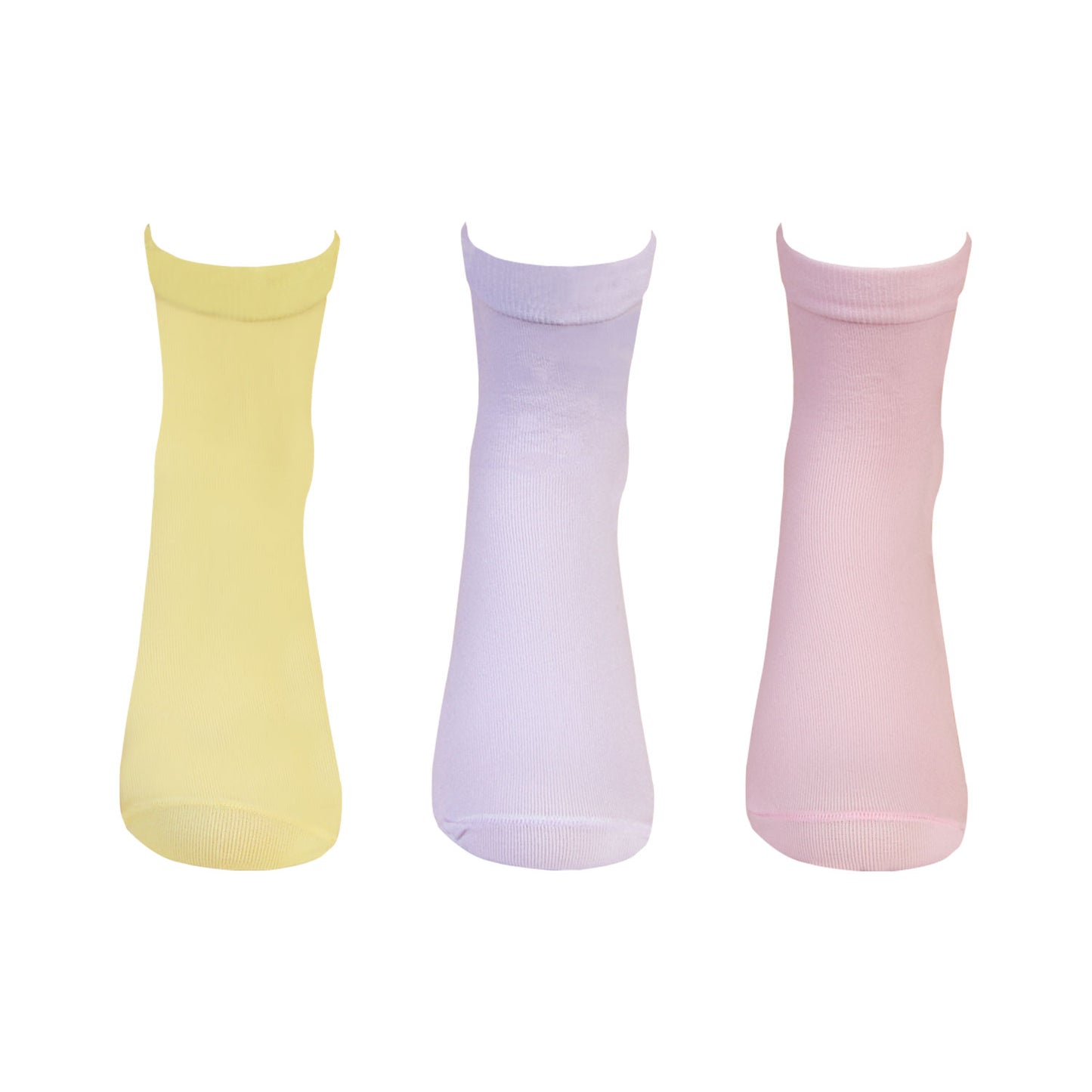 Women Silken Anklet Socks - 3 Pairs