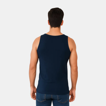 Bamboo Navy Vest for Men (Pack of 1)