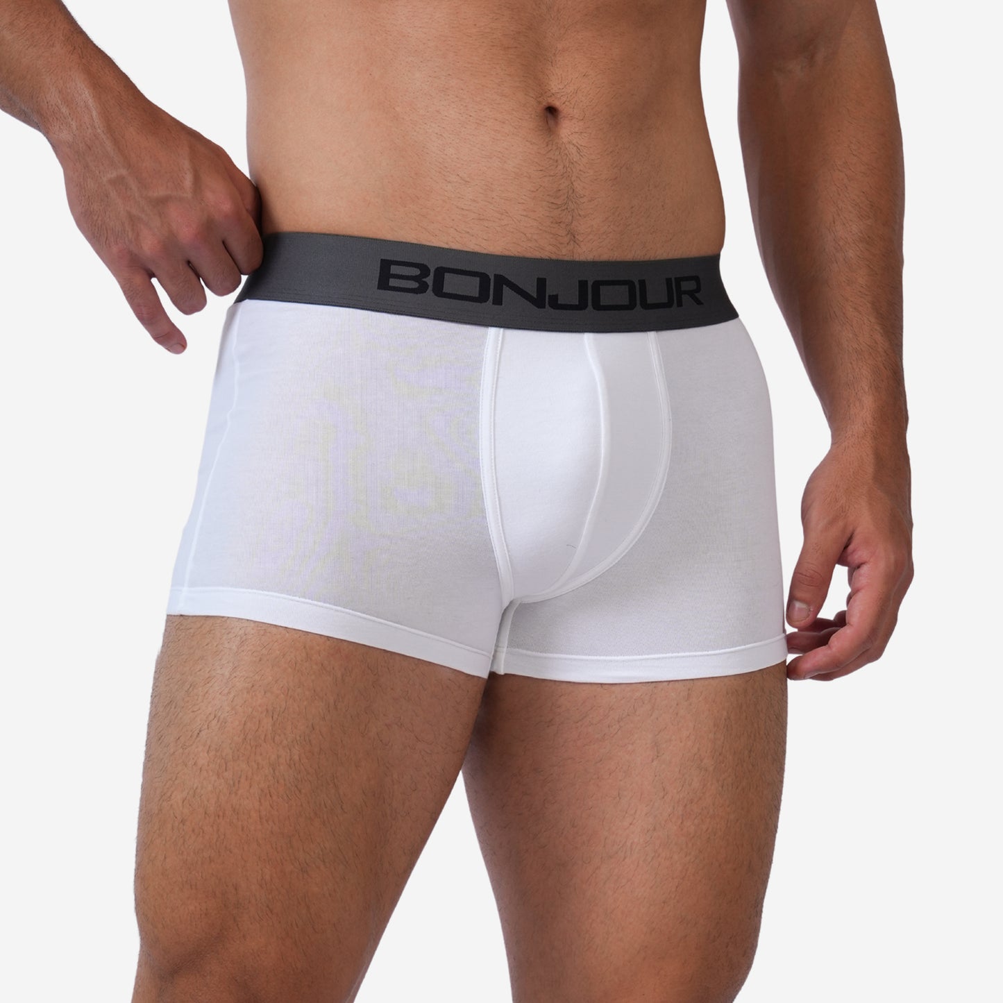 Men's White Cotton Comfort Trunk - Soft & Breathable Everyday Innerwear (Pack of 1)