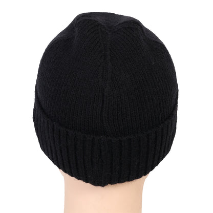 Men's Solid Knitted Beanie Caps