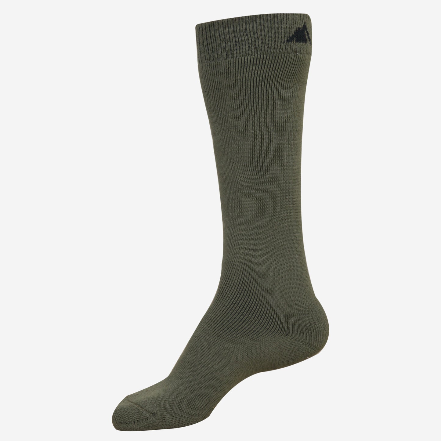 Men Olive Long Leg Socks