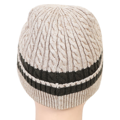 Unisex Winter Beanie Cap (Dull Cream)