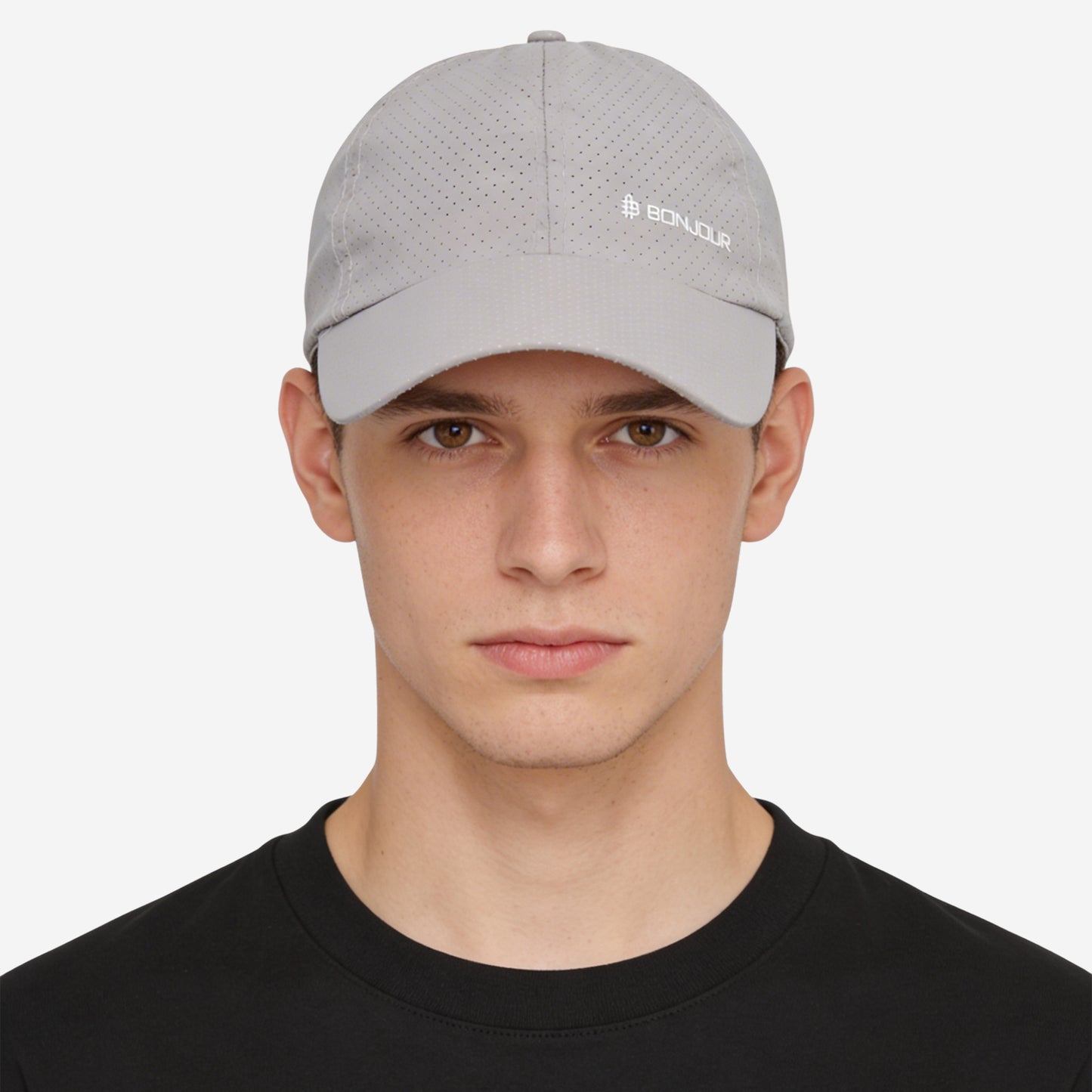 Men Adjustable sports cap (Lt.Grey)