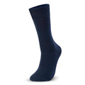 Men Cotton Odour Free Plain Socks (Navy)