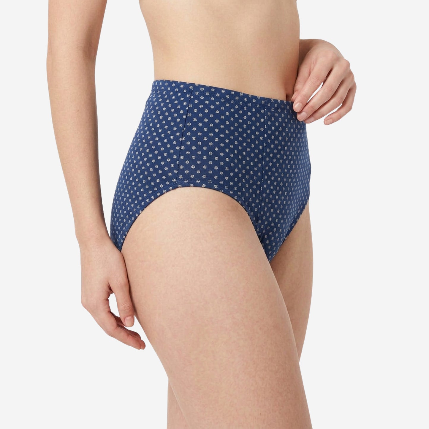 Women's Cotton Mid-Waist Full Coverage Printed Hipster Panties - (Pack of 3)