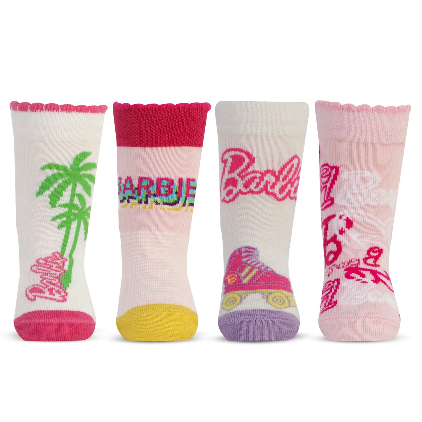 Barbie Newborn Baby Cotton Socks (Pack of 4)